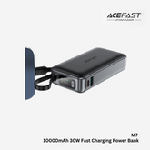 ACEFAST - M7 10000mAh PD+QC Fast Charging Power Bank (30W) - Black